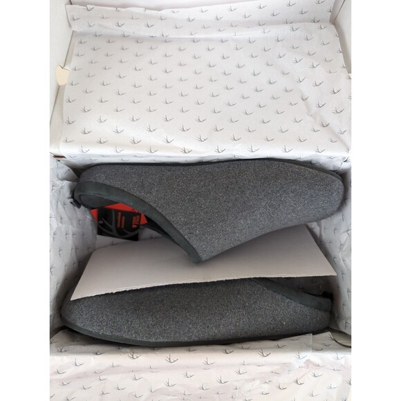 Deer Stags Slipperooz Unbound Mule Slippers Mens 12M Grey Felt Slip On Shoes NWB - Picture 9 of 11